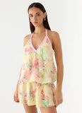 Read Your Mind Mini Dress Lemon Soleil
