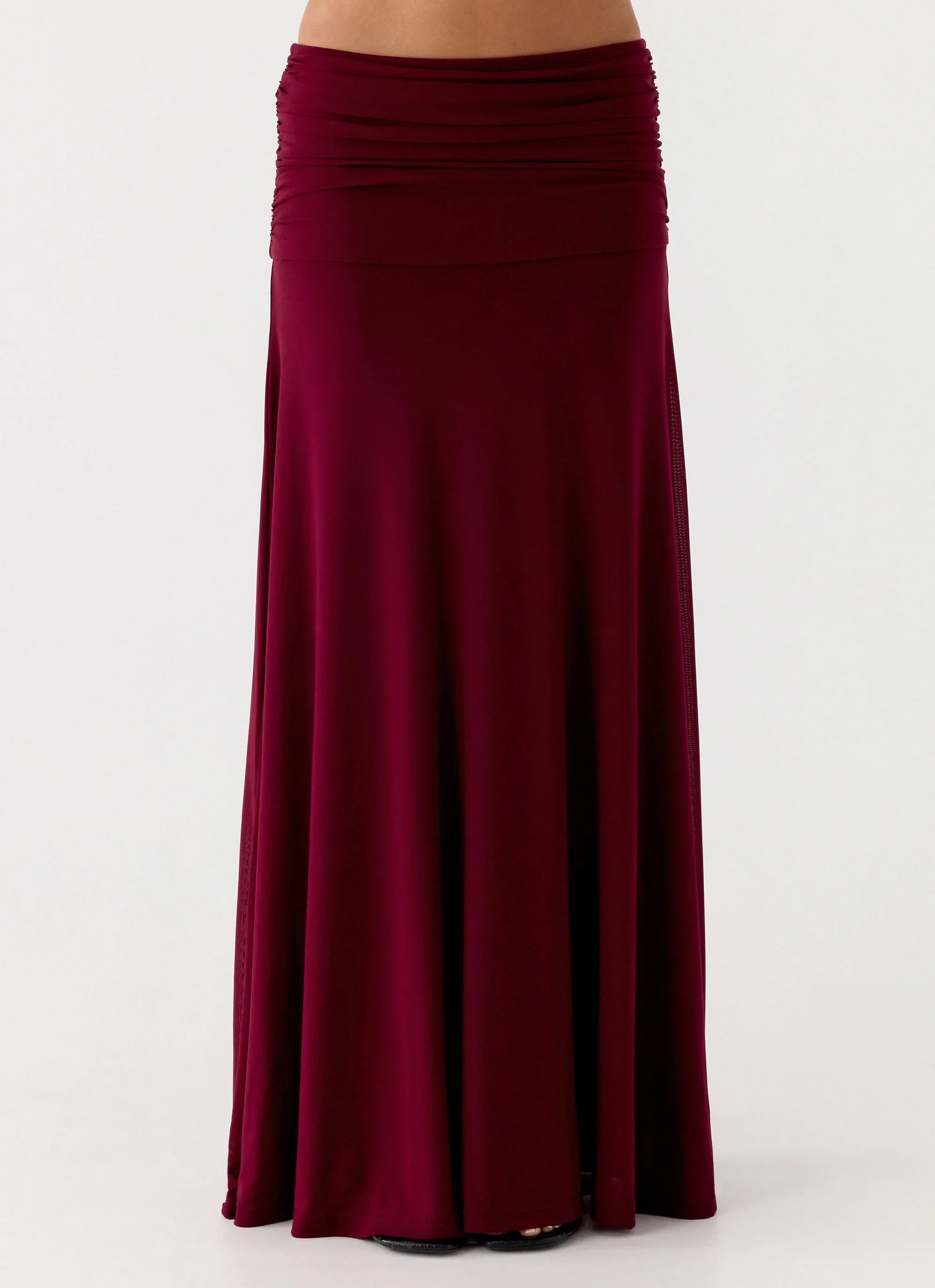 Thorness Maxi Skirt Plum
