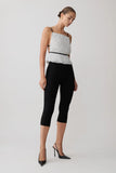 Lilou Pleated Sleeveless Top Polka Dot