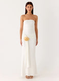 Party After Party Shell Maxi Dress White