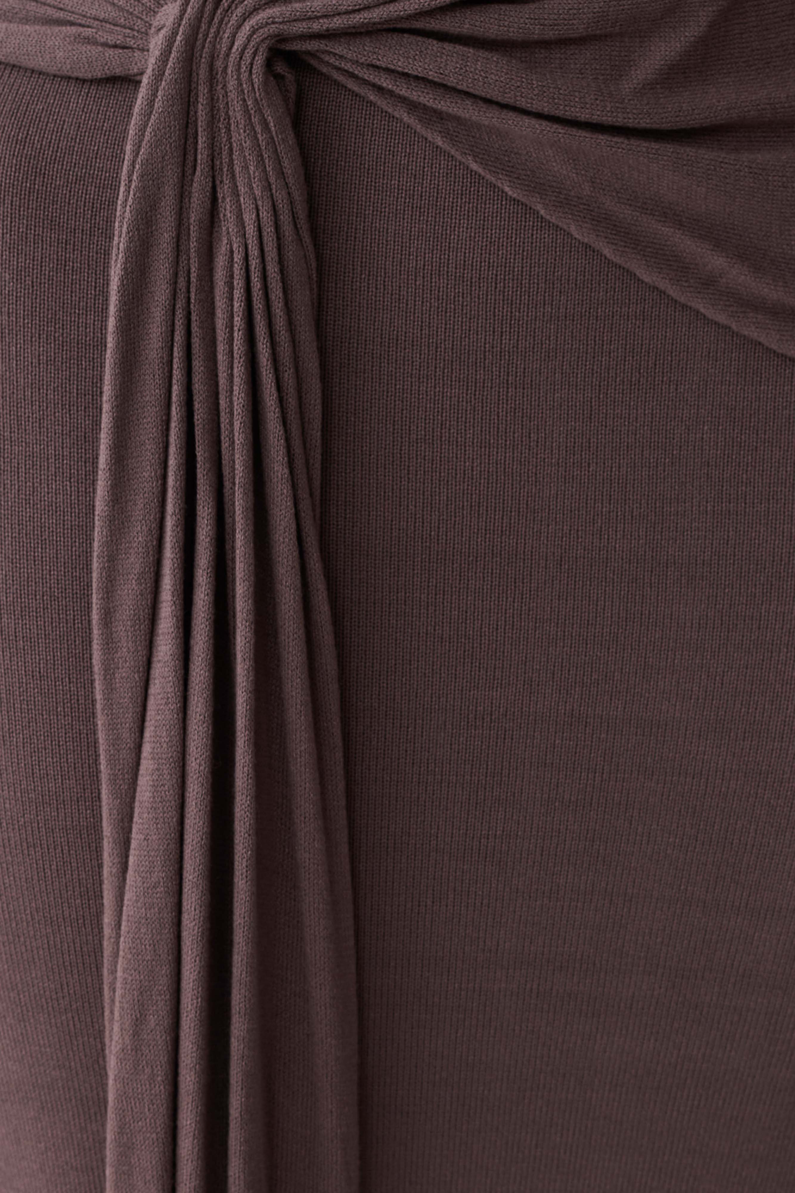 Cindylou Halter Knit Maxi Dress Peppercorn