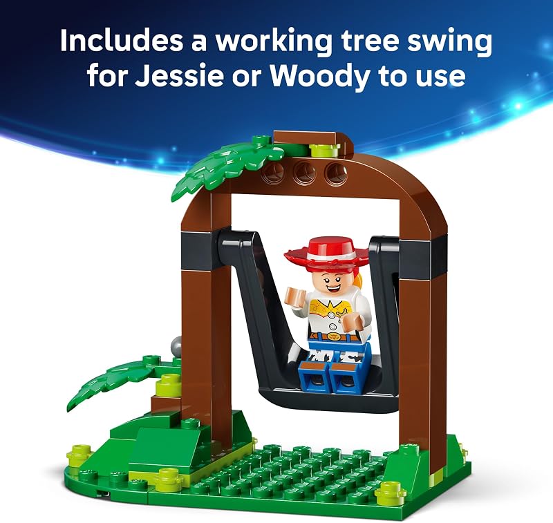 LEGO Disney and Pixar Toy Story 5 Blazes Horse Ranch Disney Building Set for Girls Boys Ages 4 with Movie Figures Gift for Preschoolers 43304