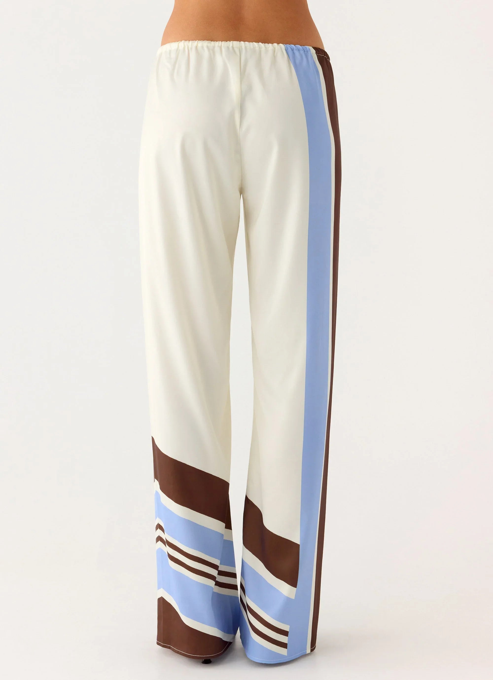 Deacon Low Rise Pants Purple Stripe