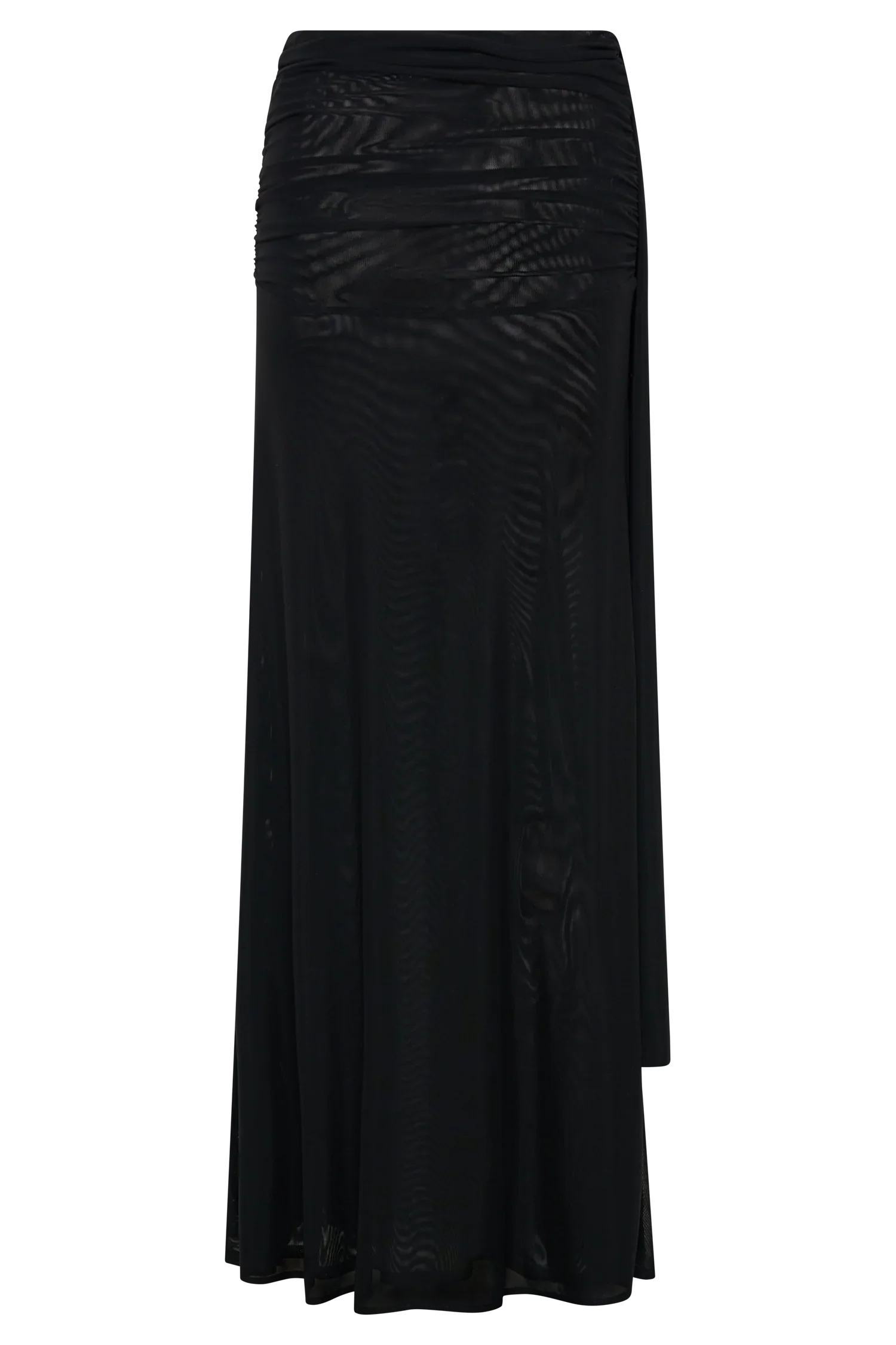 Arna Mesh Maxi Skirt Black