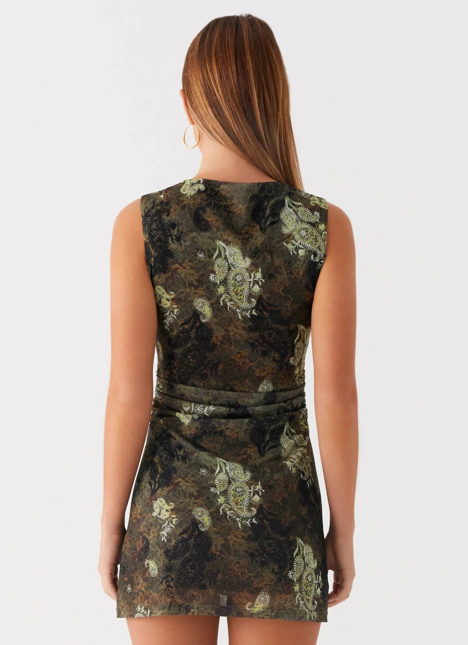 Zella Mini Dress Cyber Floral
