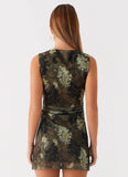 Zella Mini Dress Cyber Floral