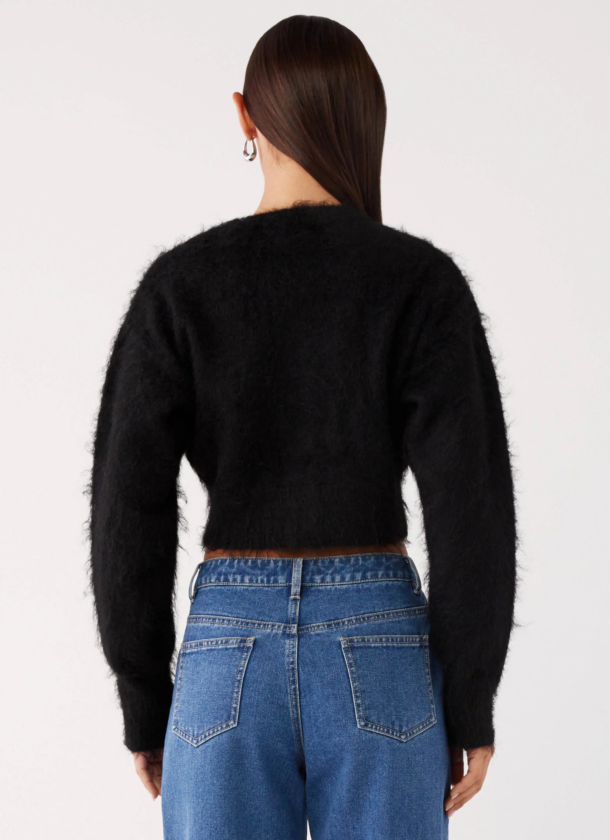 Reign Fitted Cardigan Black