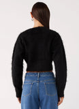 Reign Fitted Cardigan Black
