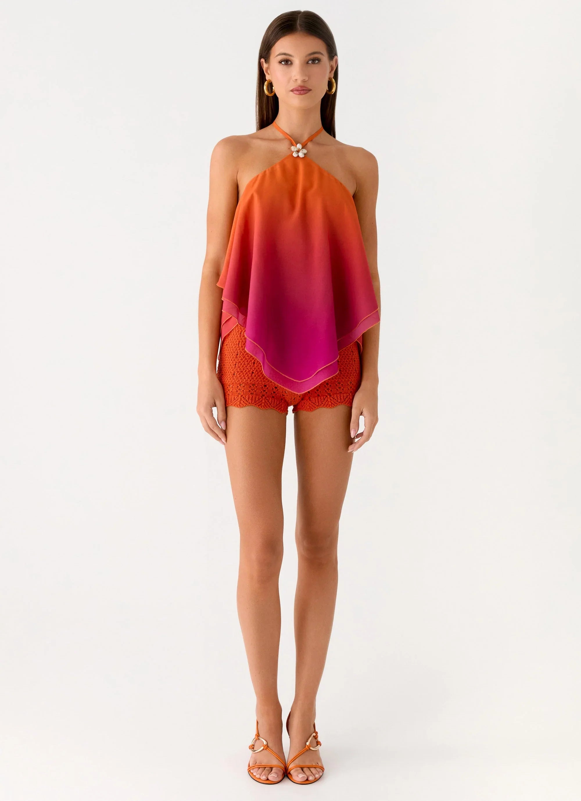 Twin Flame Top Orange