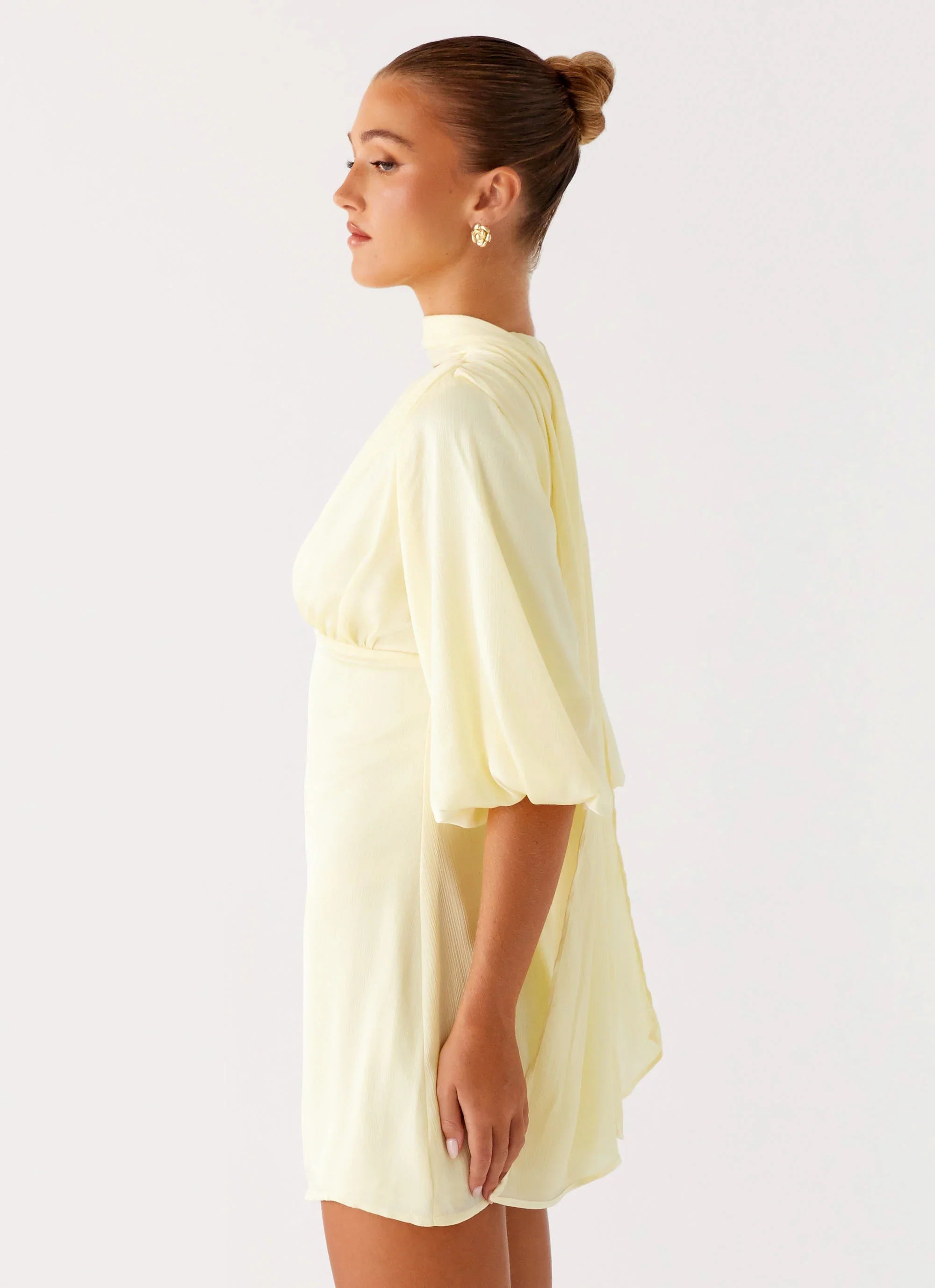 Mary Mini Dress Yellow
