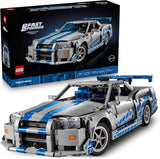 LEGO Technic 2 Fast 2 Furious Nissan Skyline GT R R34 Car DIY Kit and Building Set for Adults Collectible Model Street Racer with Drift Function Gift for Car Enthusiasts and Movie Fans 42210