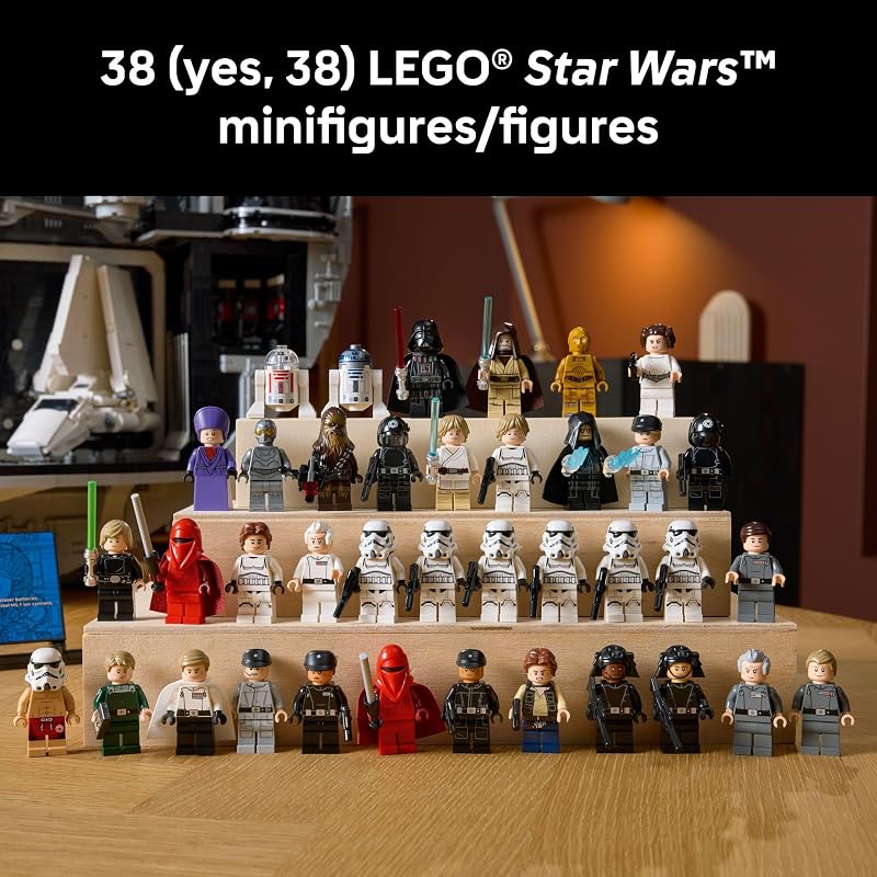 LEGO Star Wars Death Star Building Set for Adults Ages 18 Collectible Room Decor for Office Bedroom or Book Shelf Fun Activity for Men Women Movie Fans Gift Idea for Birthdays 75419