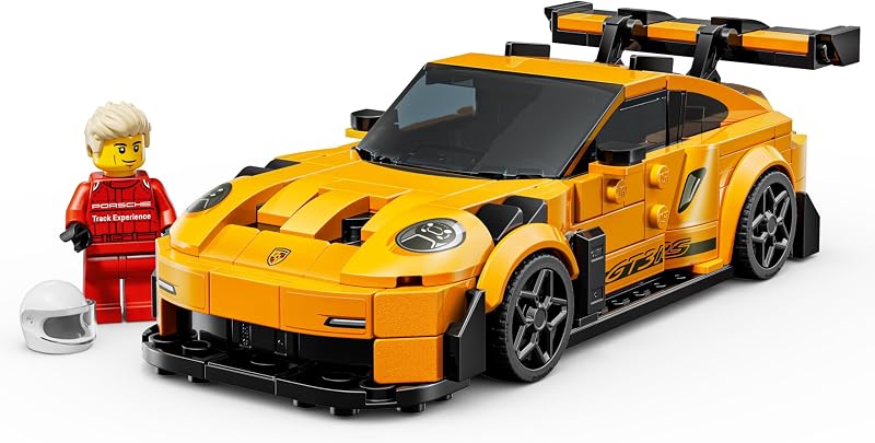 LEGO Speed Champions Porsche 911 GT3 RS Super Car Toy Model Kit Pretend Play Toy for Boys Girls Ages 9 Sports Car Building Set for Kids Racing Fans Gift Idea for Birthdays 77239