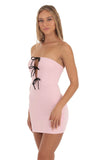 Cutout Mini Dress in Pink