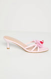 In Bloom Pink Floral Kitten Heels
