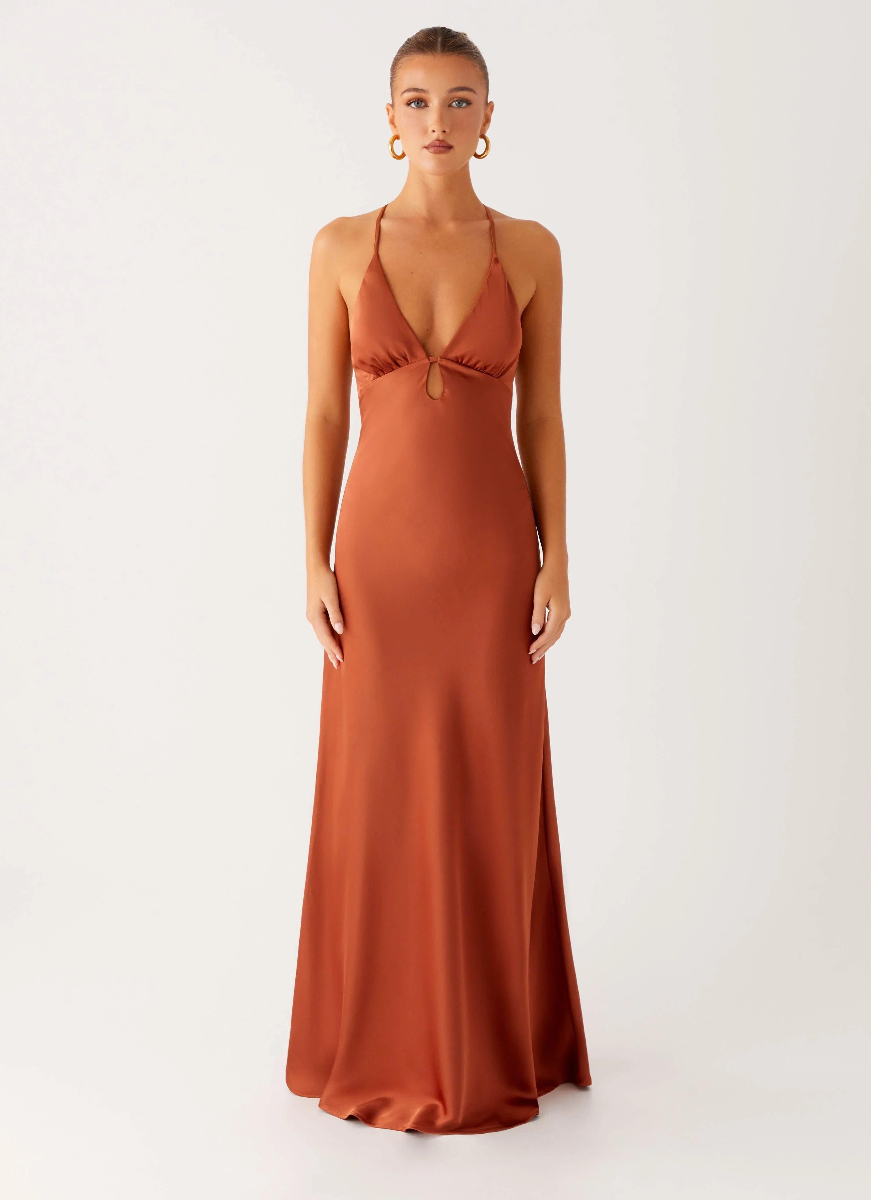 Sundowner Maxi Dress Rust