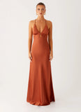 Sundowner Maxi Dress Rust