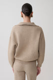 Luca Knit Jumper Beige Marle