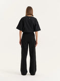 Black Fourth Branded Oversized T Shirt