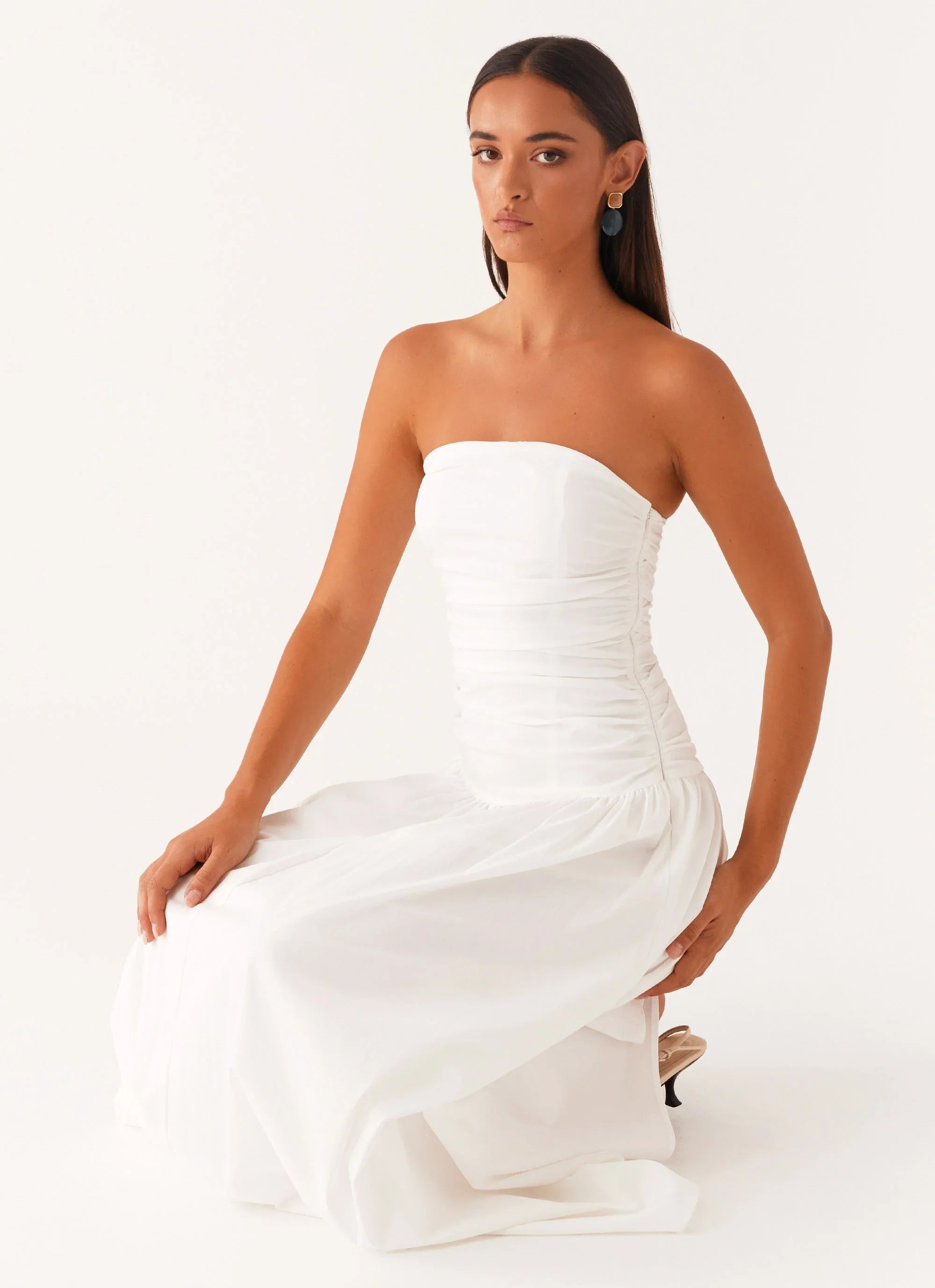 Carmel Maxi Dress White