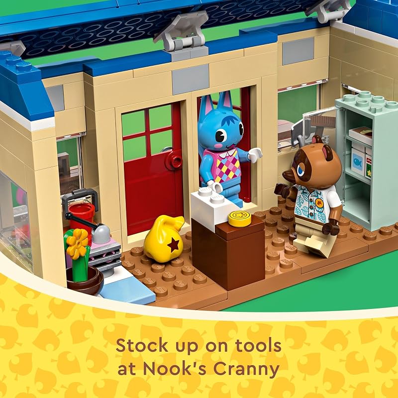 LEGO Animal Crossing Nooks Cranny Rosies House Buildable Video Game Toy for Kids Includes 2 Animal Crossing Toy Figures Birthday Gift Idea for Girls and Boys Aged 7 and Up 77050