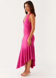 Perdita Midi Dress Fuchsia