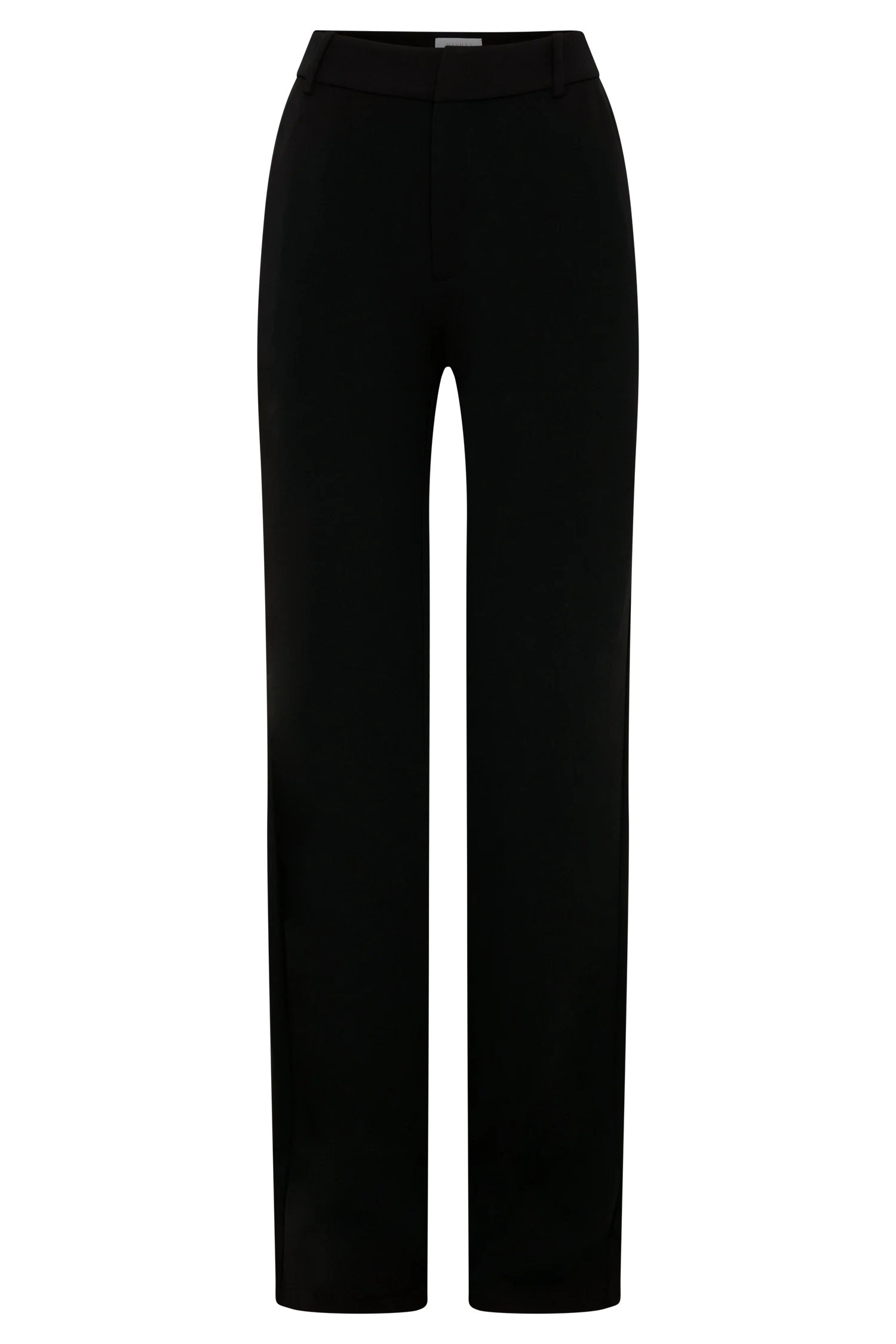 Maude Crepe Straight Leg Pants Black