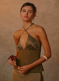 Ellyse Top Khaki