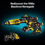 LEGO Icons Blacktron Renegade DIY Kit for Adults 18 Building Blocks for Men and Women Collectible Set for Adult Fans Creative Gift Idea for Birthdays 10355