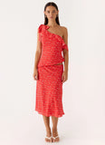 Calia Top Magenta Red Rose