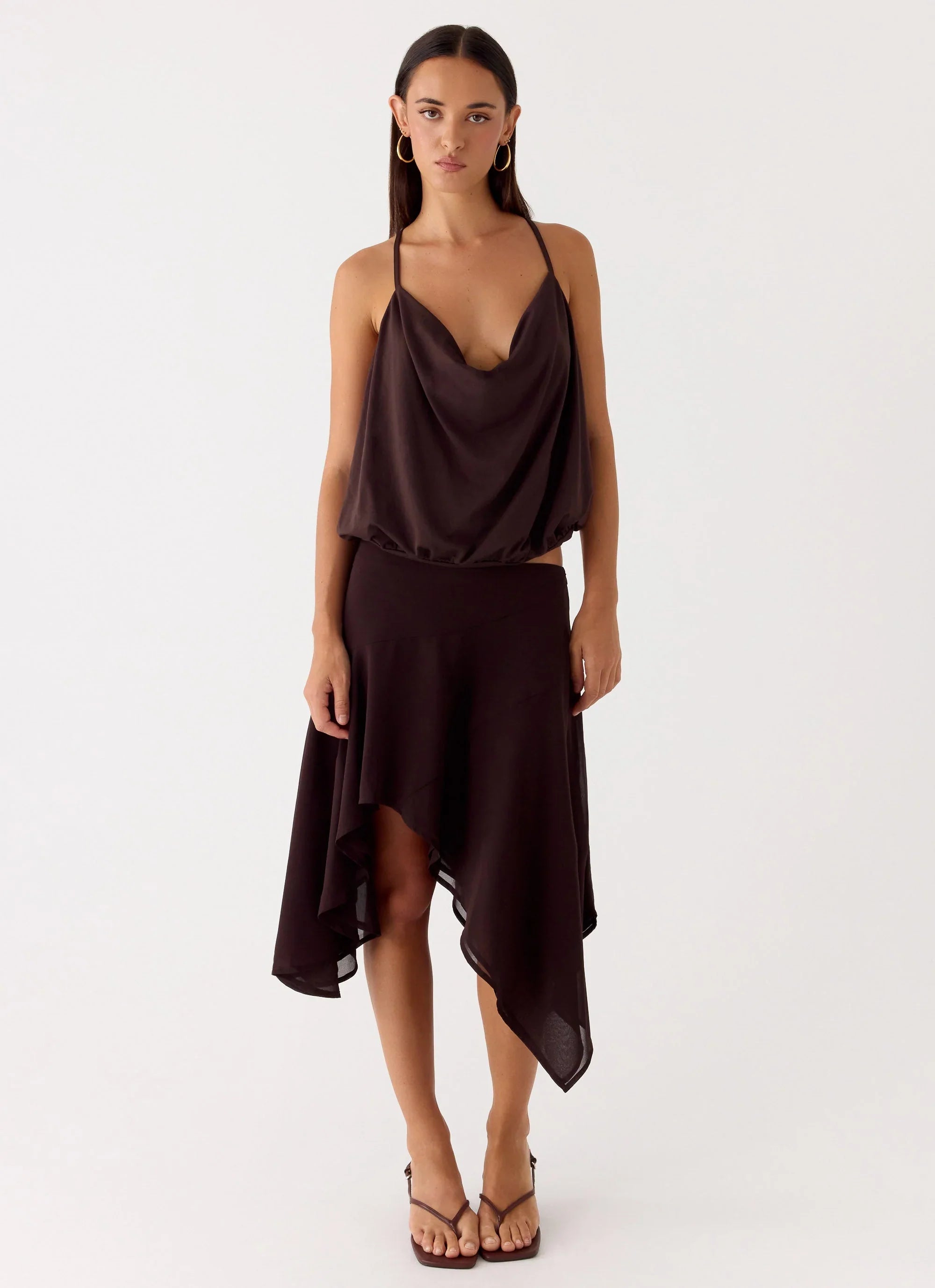 Yaz Top Chocolate Plum