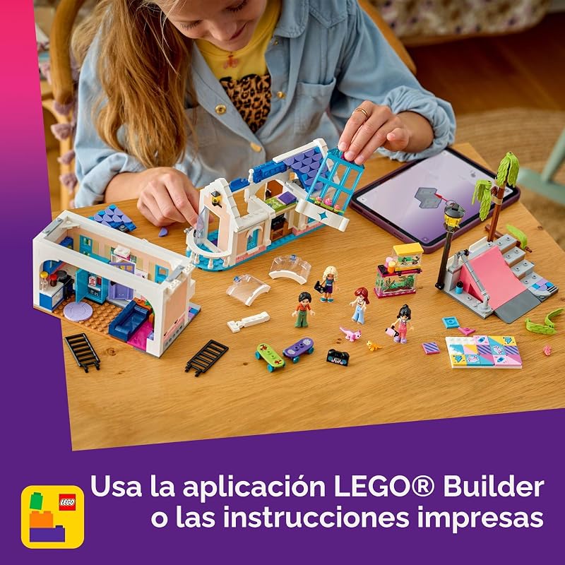 LEGO Friends Casa Familiar de Liann Juego de Construcción de Muñecas para Niñas y Niños Juego de Simulación para Niños Edades 7 Con 4 Minimuñecas 2 Figuras de Juguetes Mascotas y Accesorios