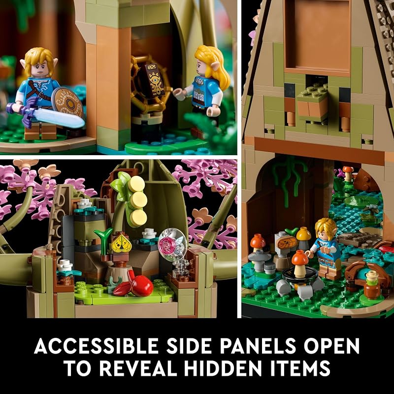 LEGO The Legend of Zelda Great Deku Tree 2in1 Model Building Set for Adults Ages 18 Collectible Zelda Kit for Home Decor Office or Bedroom Gift Idea for Fans of Video Game 77092