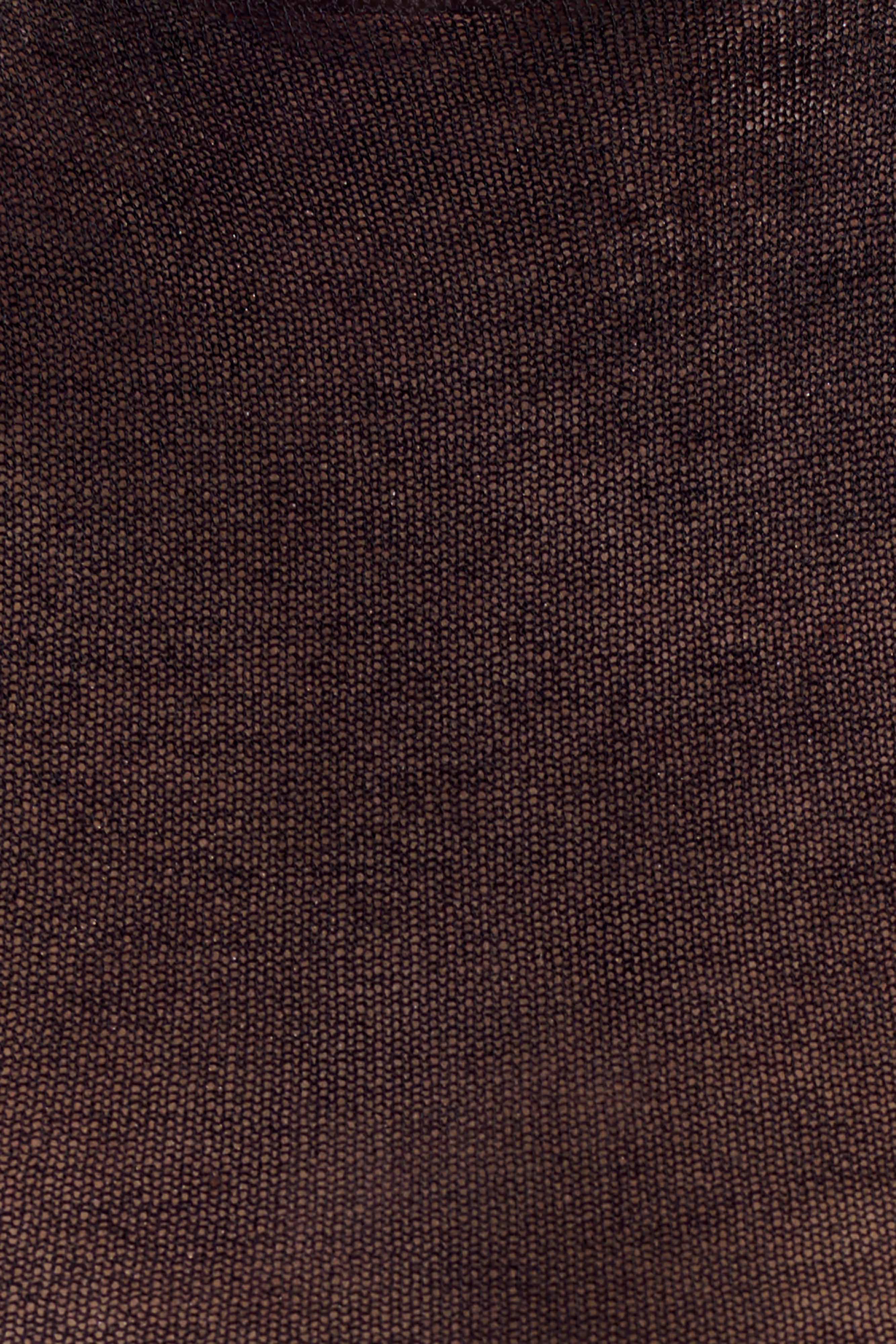 Dollie Sheer Knit Tank Top Black