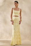 Esmara Lemon Lace Maxi Skirt
