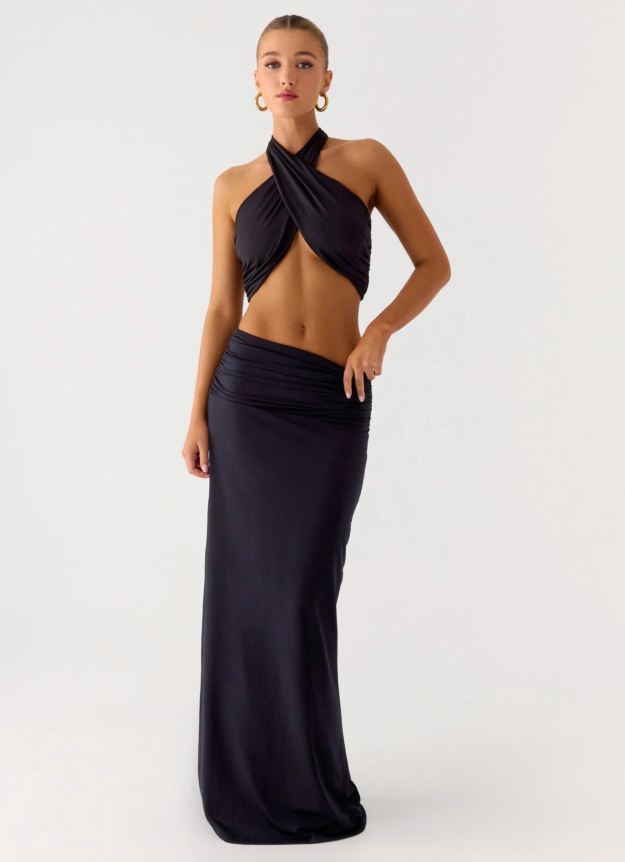 Elisabetta Maxi Skirt Black
