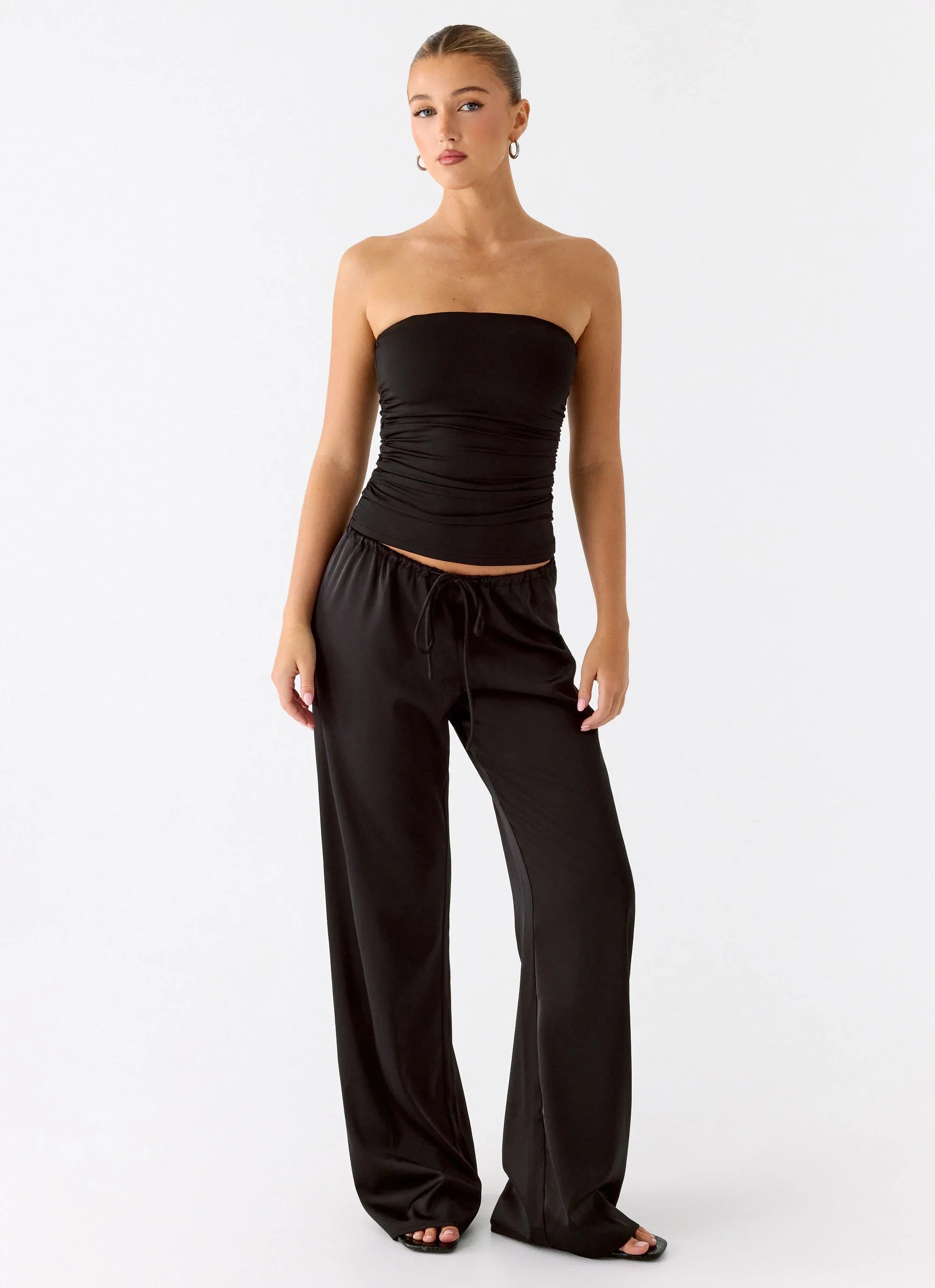 Deacon Low Rise Pants Black