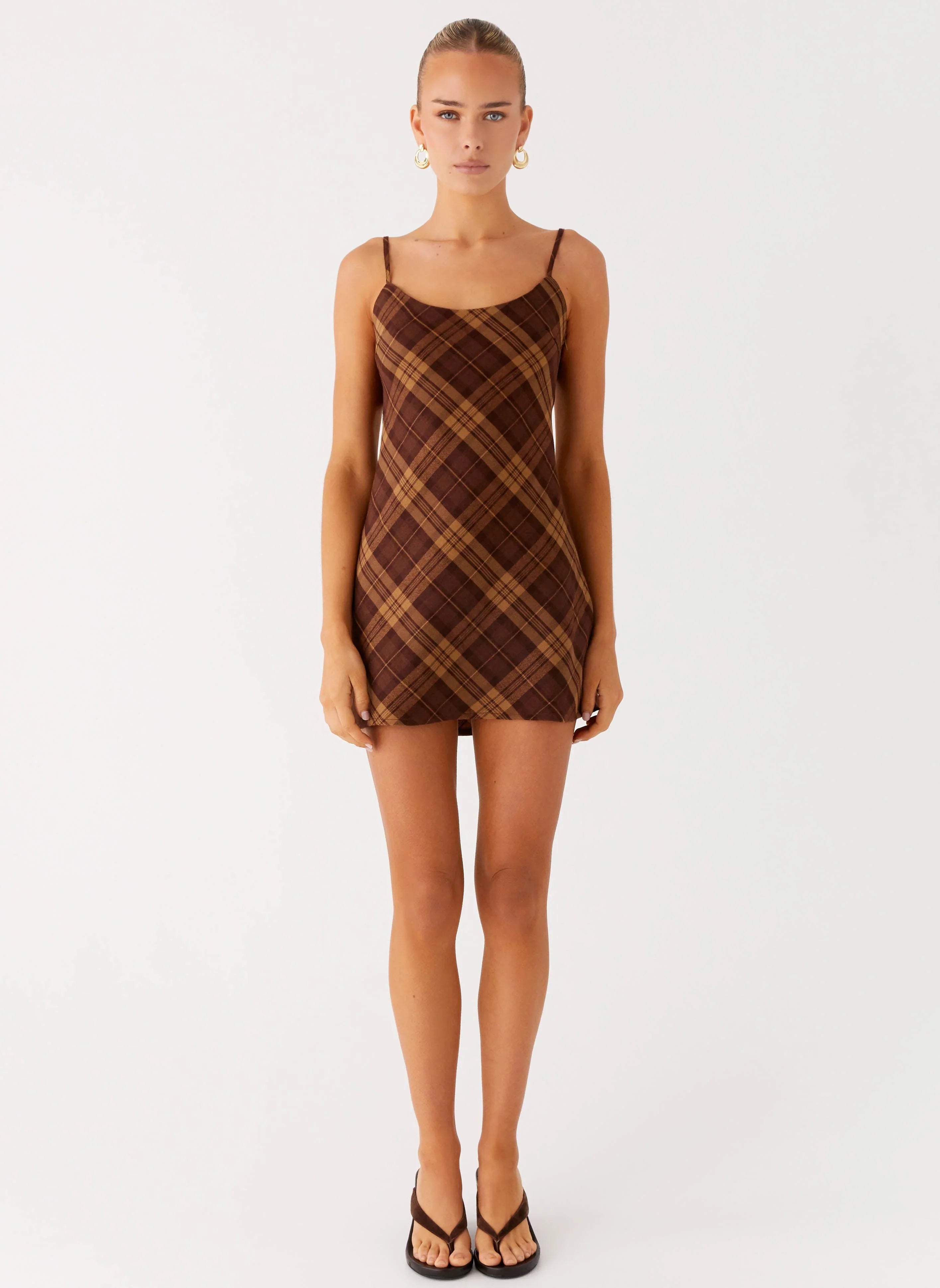 Radio Star Mini Dress Plaid