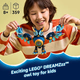 LEGO DREAMZzz Zoeys Time Owl Building Toy Pretend Play Set for Girls Boys Storytelling Toy for Kids Ages 8 with 2 Construction Modes Gift Idea for Birthdays Holidays 71494