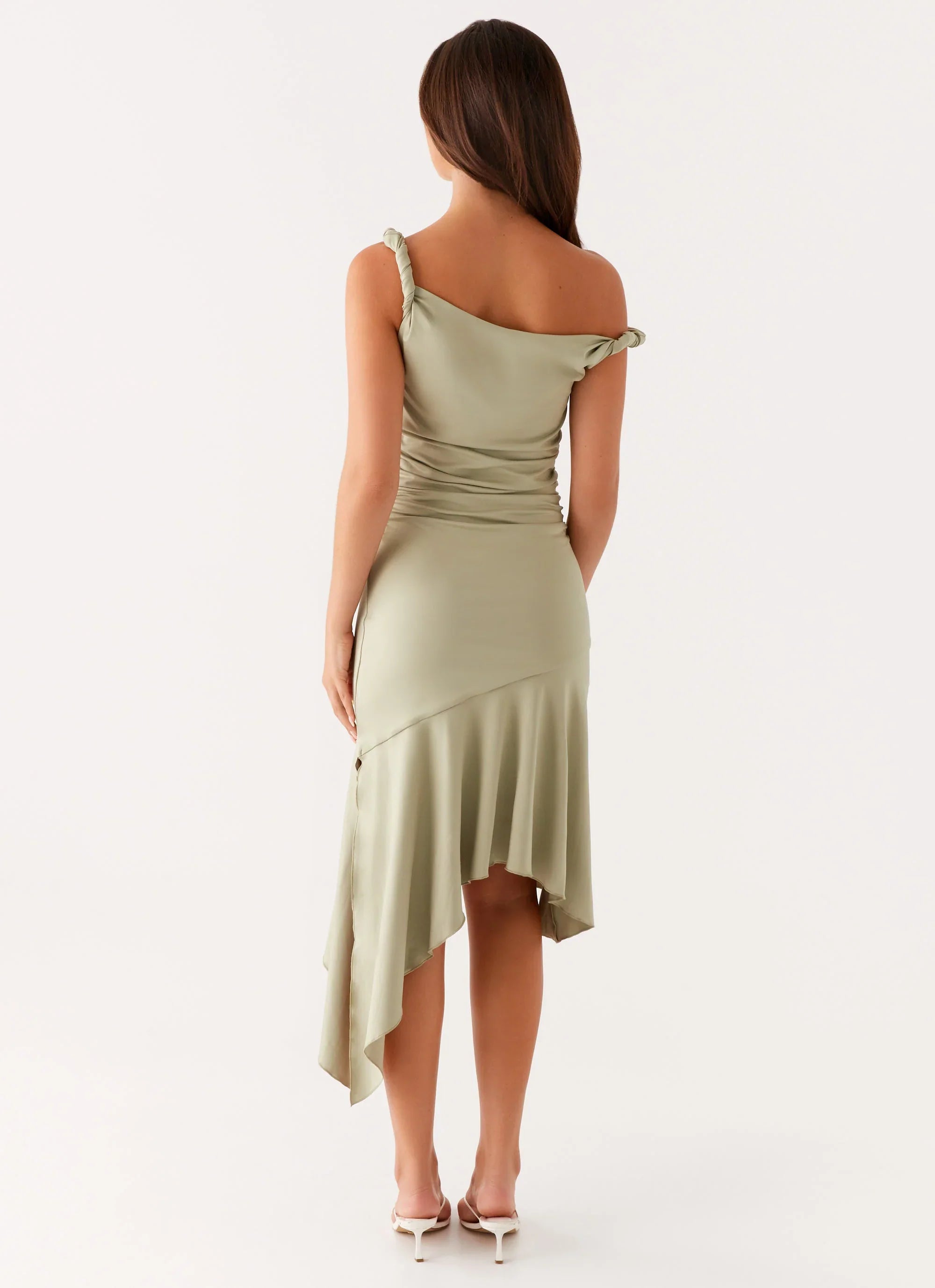 Huntah Midi Dress Sage