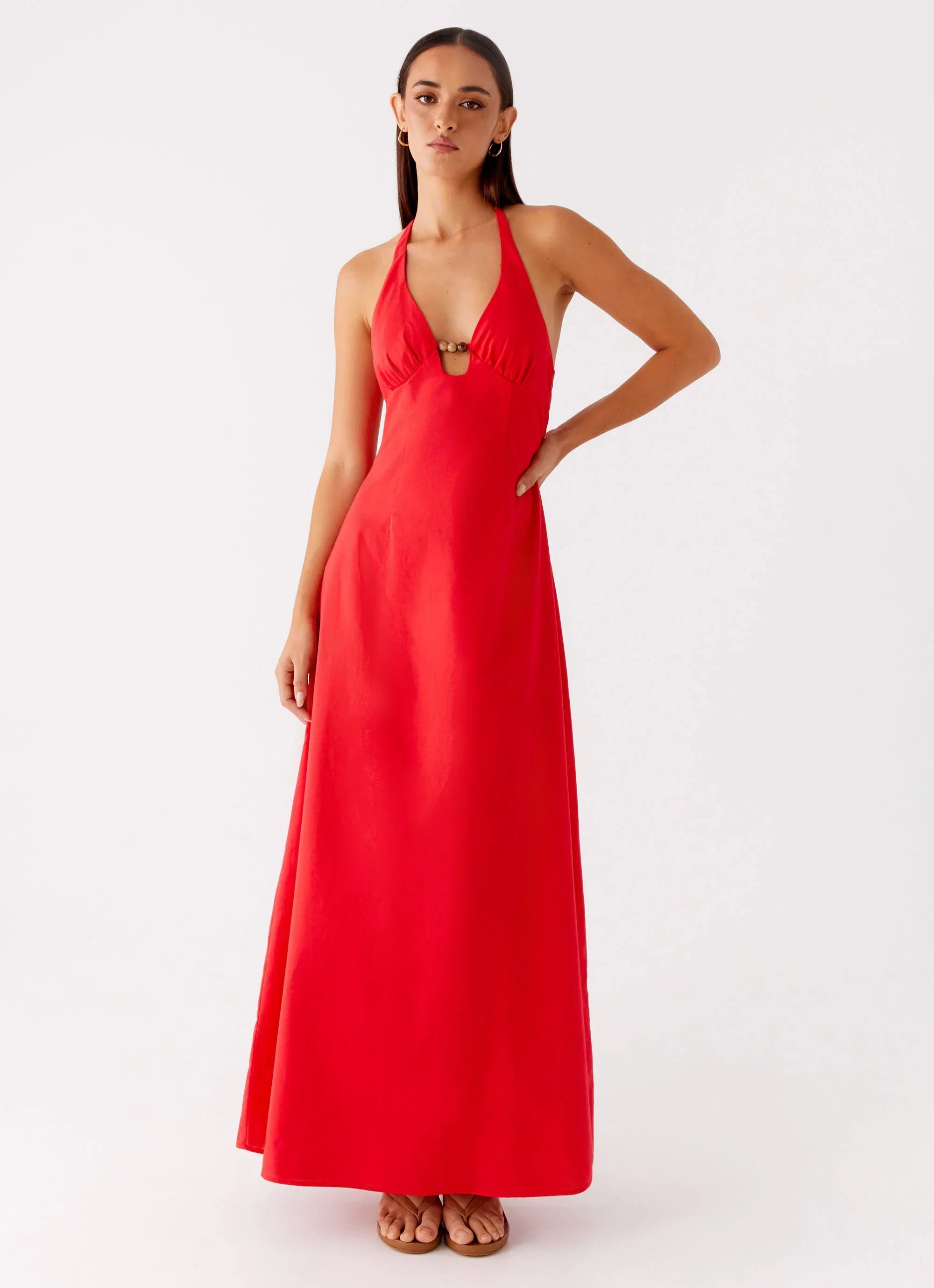 Zana Maxi Dress Red