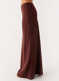 Sienna Sunset Maxi Skirt Chocolate