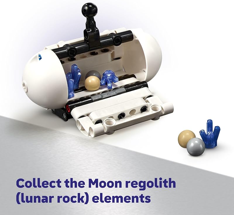 LEGO Technic Lunar Outpost Moon Rover Space Vehicle Building Toy All Terrain Explorer for Kids Boys Girls Ages 10 Buildable Space Decor for Any Room Gift Idea for Birthdays 42211