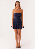 Carmel Mini Dress Navy
