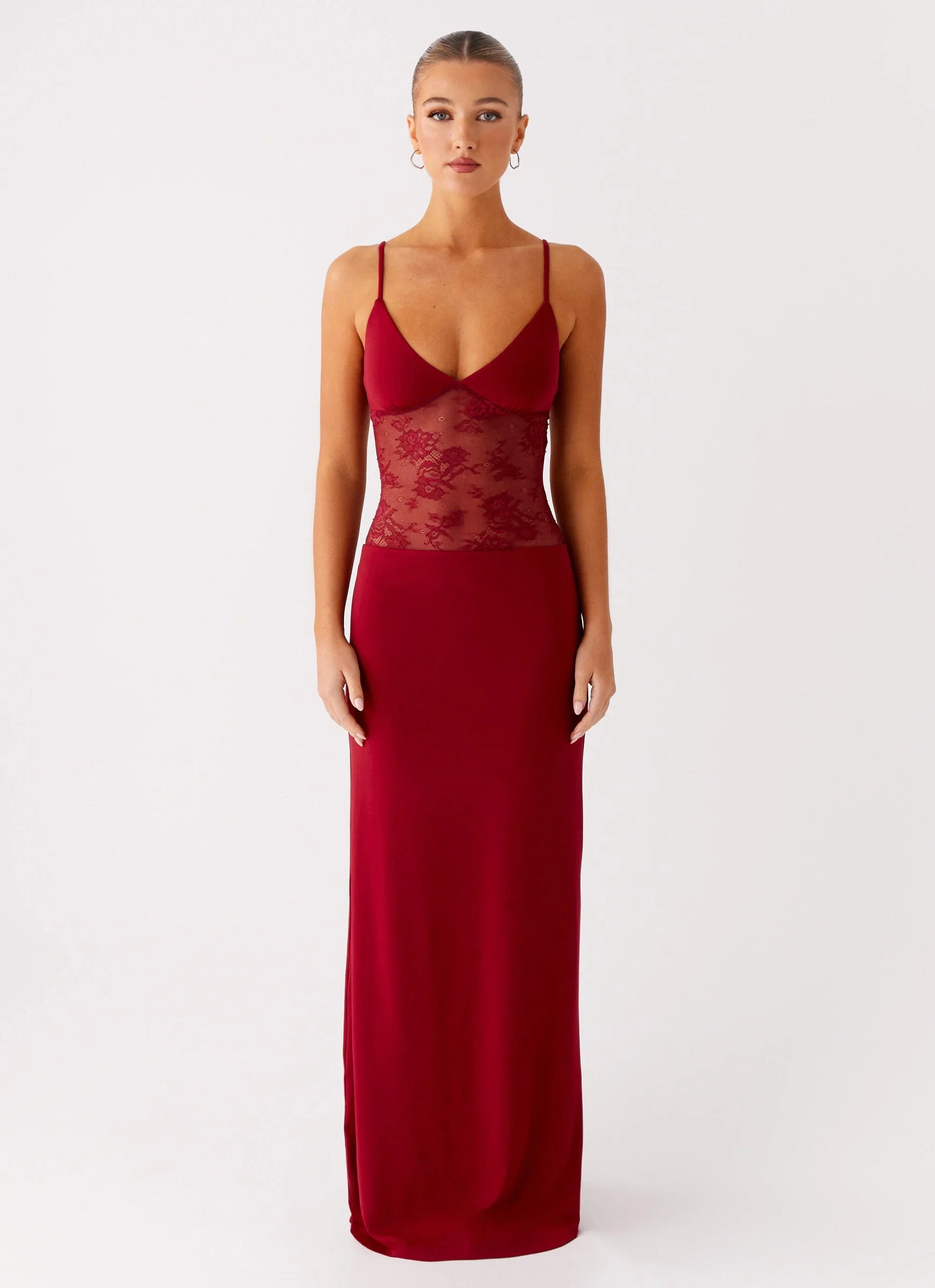 Envy Maxi Dress Maroon