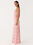 Vamonos Maxi Dress Porcelain Rose