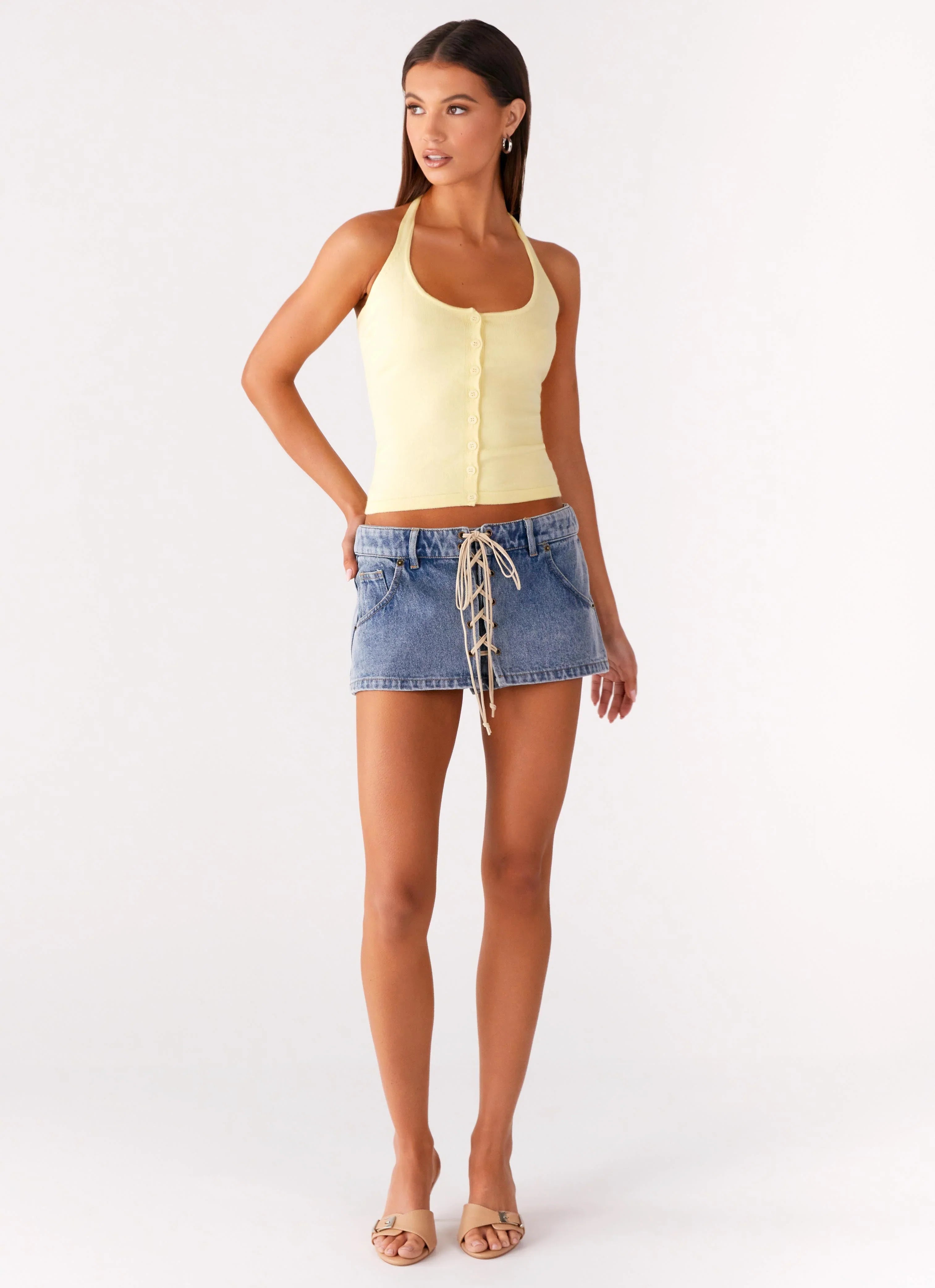 Nashville Denim Skort Blue
