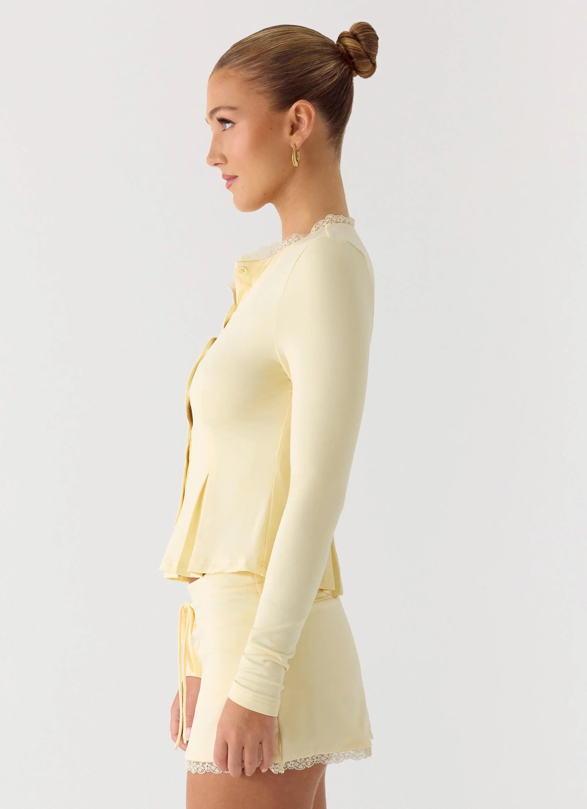 Landon Long Sleeve Top Butter Yellow