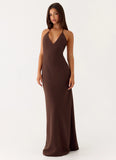 Endless Sunday Maxi Dress Chocolate