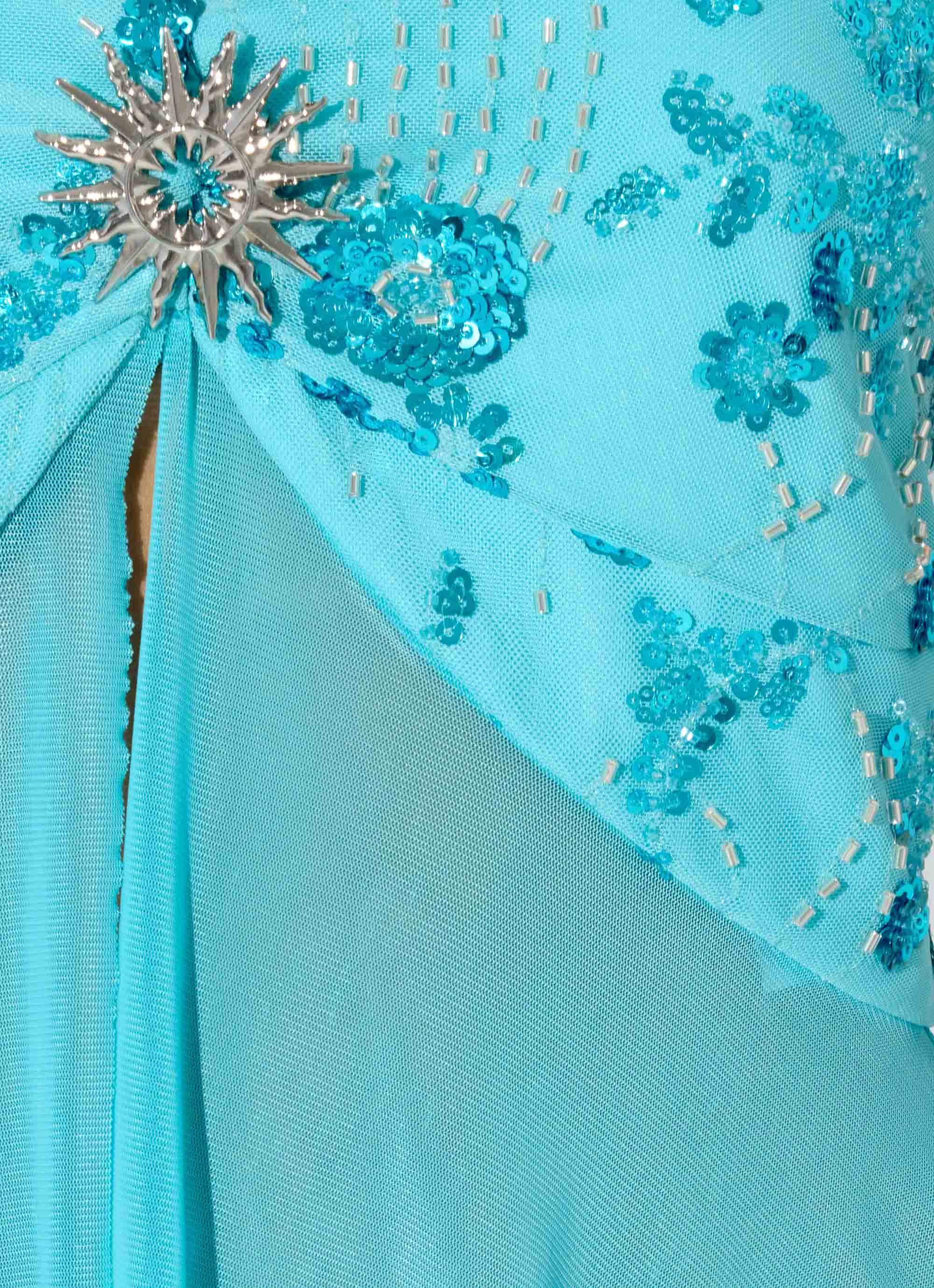 Feature Me Beaded Top Blue